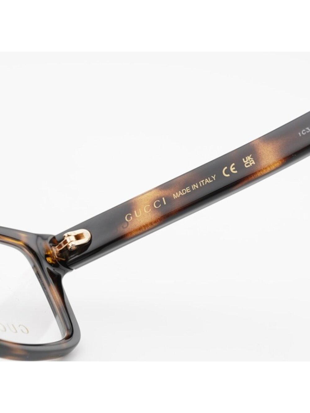 Gucci GG1717O 002 Eyeglasses Havana 54mm Rectangle Frame - Picture 9 of 11